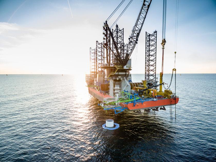 Wikinger&#39;s massive Offshore Substation sets sail for German waters